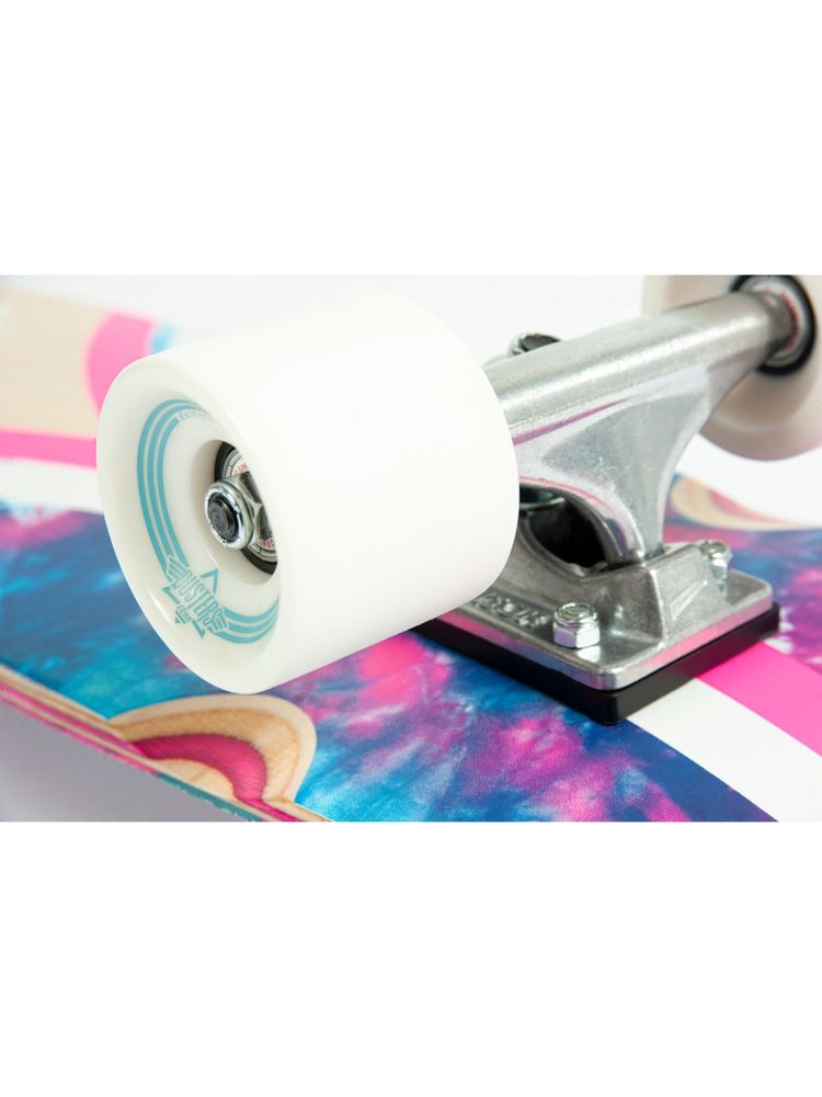 Dusters Flashback Checker Tie Dye  31.1" - Cruiser Complete Close Up Wheel Trucks