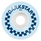 Darkstar Checker - Skateboard Wheels 53mm Blue