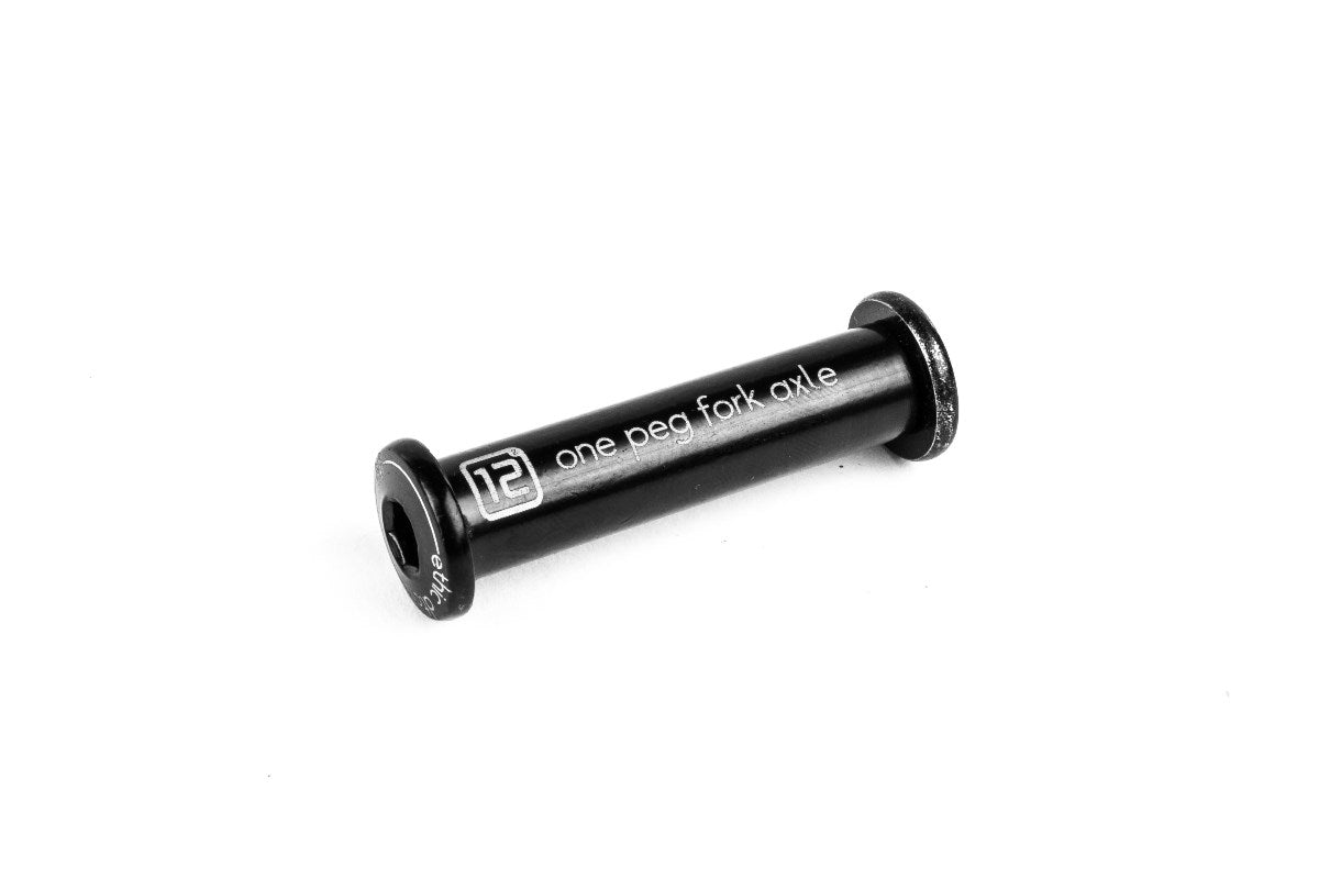 Ethic 12STD Fork Axle For 1 Peg - Scooter Hardware 