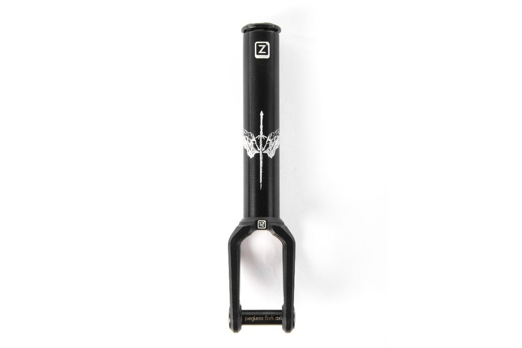 Ethic 12STD Nemesis SCS HIC - Scooter Fork Black Front View