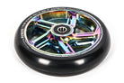 Ethic Acteon 110mm (PAIR) - Scooter Wheels Oil Slick Angle View