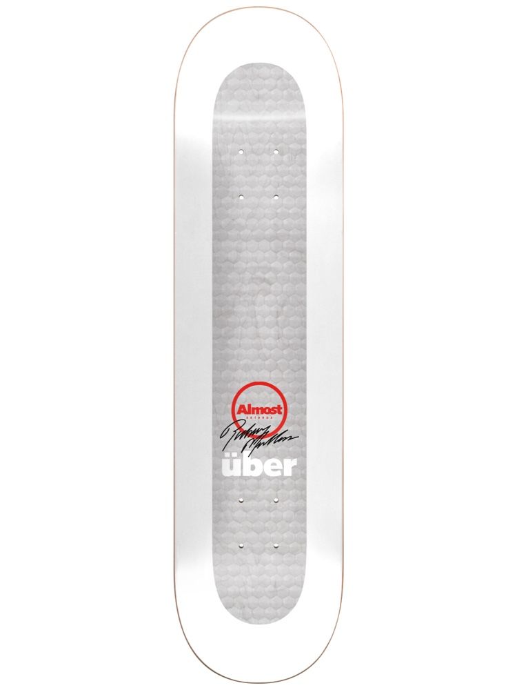 Almost Uber White 8.375 - Skateboard Deck