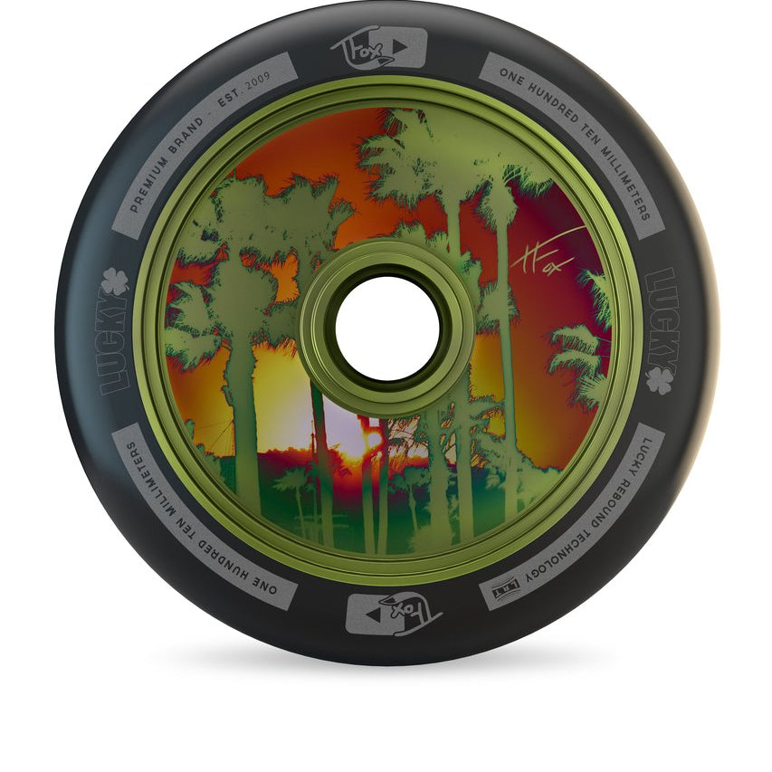 Lucky TFox Sig 110mm Guac Green (PAIR) - Scooter Wheels