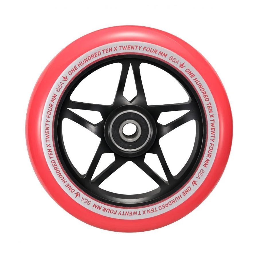 Envy S3 110mm (PAIR) - Scooter Wheels Black Red