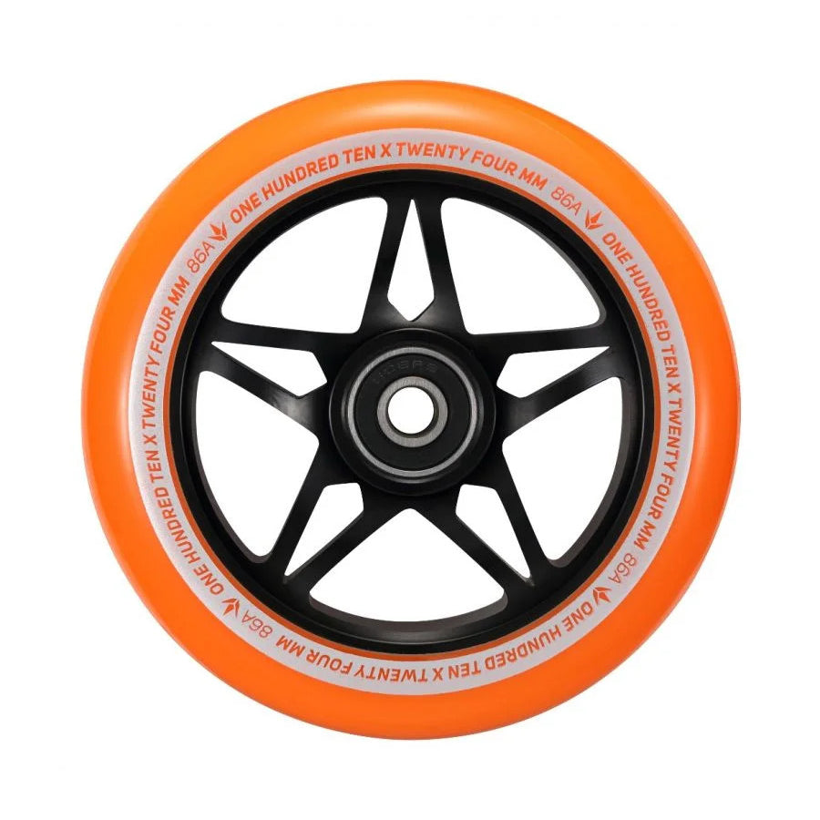 Envy S3 110mm (PAIR) - Scooter Wheels Black Orange