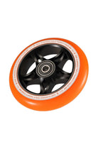 Envy S3 110mm (PAIR) - Scooter Wheels Black Orange Angle View