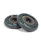 North Scooters Vacant 110mm Grey PU (PAIR) - Scooter Wheels Black Chrome