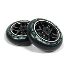 North Scooters Contact 115x30mm Black PU (PAIR) - Scooter Wheels Black Chrome