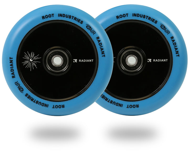 Root Industries 110mm Radiant Air Wheels (PAIR) - Scooter Wheels Blue