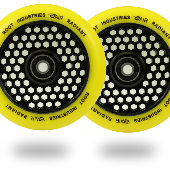 Root Industries Honeycore 110mm Radiant (PAIR) - Scooter Wheels Yellow