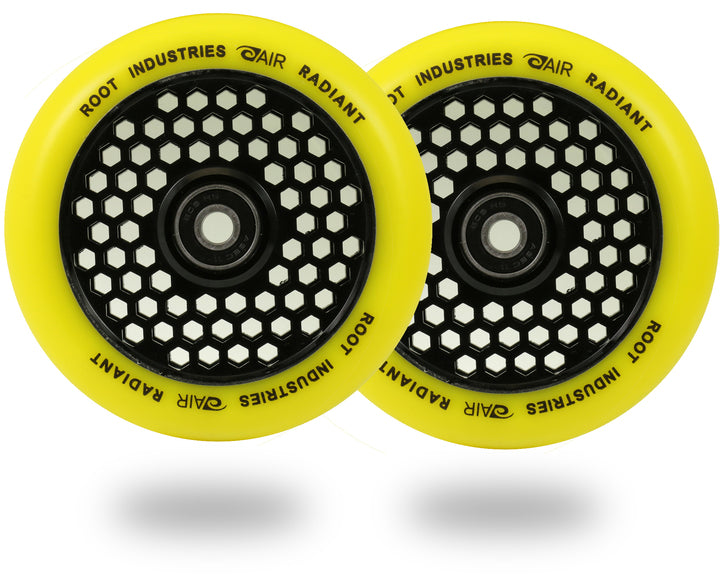 Root Industries Honeycore 110mm Radiant (PAIR) - Scooter Wheels Yellow