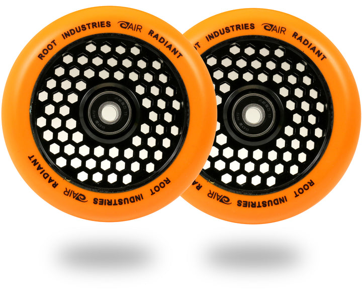 Root Industries Honeycore 110mm Radiant (PAIR) - Scooter Wheels Orange
