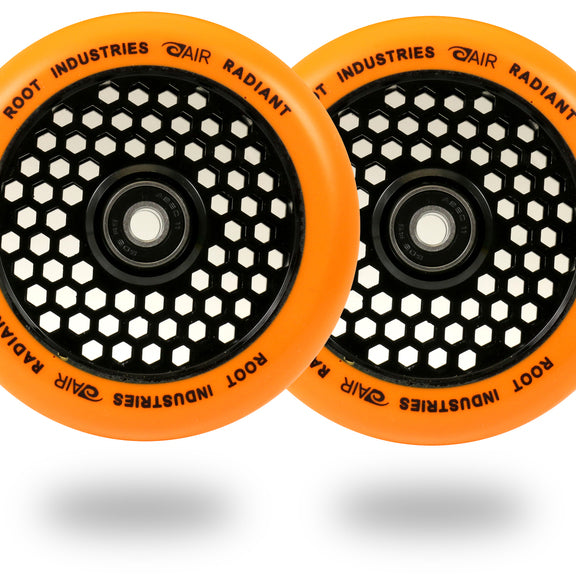 Root Industries Honeycore 110mm Radiant (PAIR) - Scooter Wheels Orange