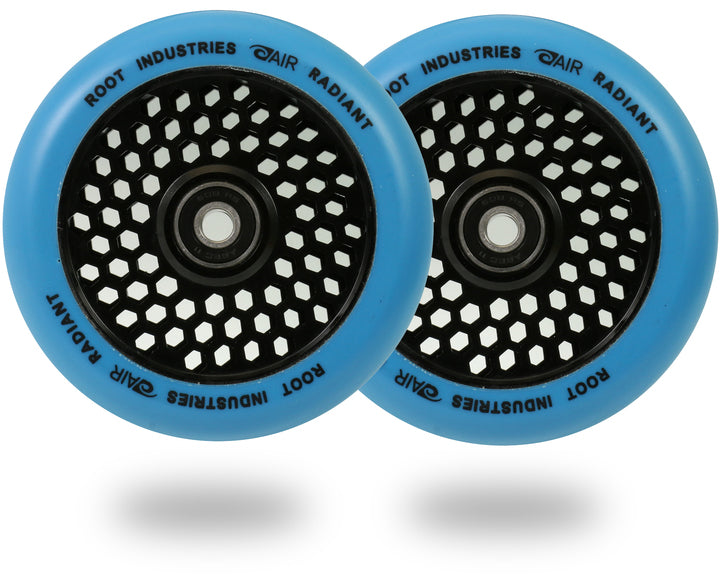 Root Industries Honeycore 110mm Radiant (PAIR) - Scooter Wheels Blue