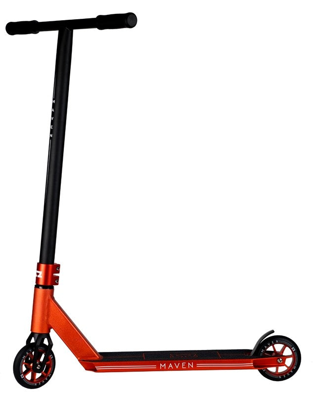 AO Scooters Maven 2018, Complete Scooter, Red Side View