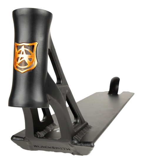 Addict Blacksmith Brandon James Black, Scooter Deck, Angle Neck View