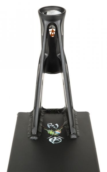 Addict Blacksmith Brandon James Black, Scooter Deck, Back Neck View