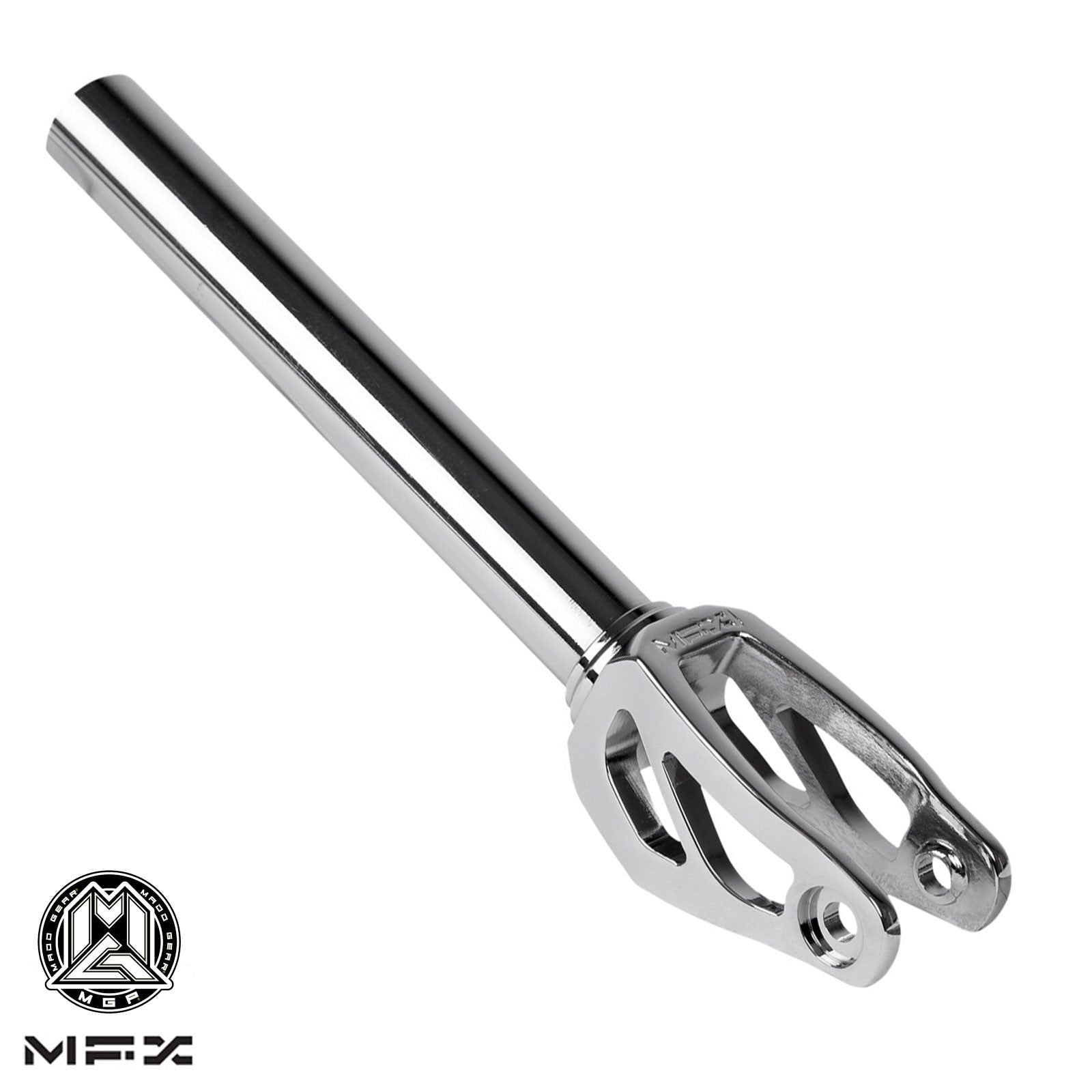 Scooter fork for freestyle scooter, Chrome