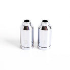 drone aluminum pegs, chrome, front and back