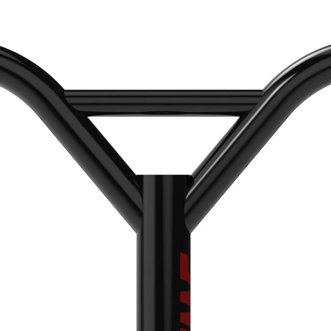 Raw X Prime Black Standard - Scooter Bars Logo Red