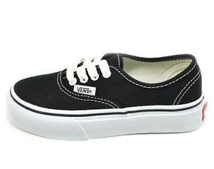 Vans Youth Authentic Black/True White - Shoes