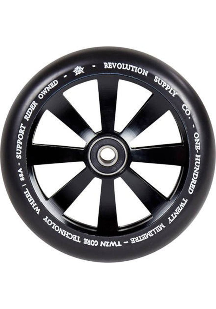 Revolution Twin Core 110mm, Scooter Wheel, Black
