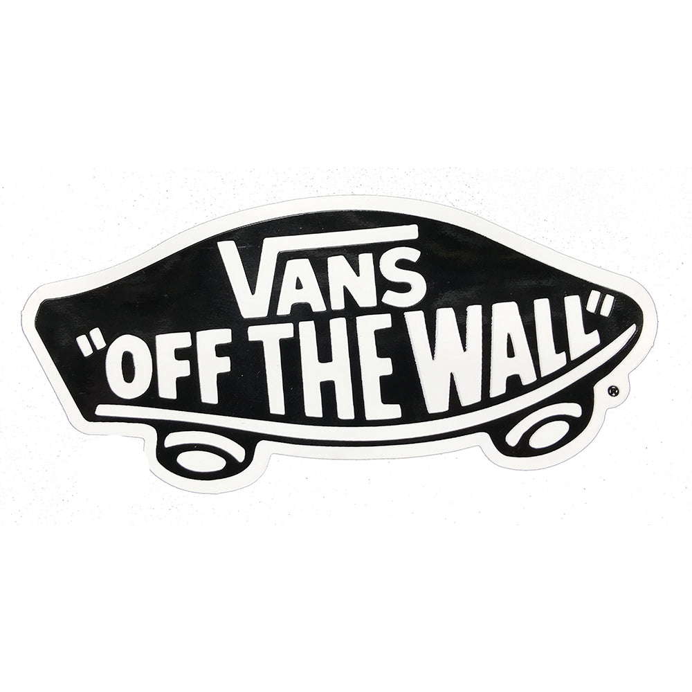 Vans Off The Wall - Sticker Black