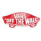 Vans Off The Wall - Sticker Red
