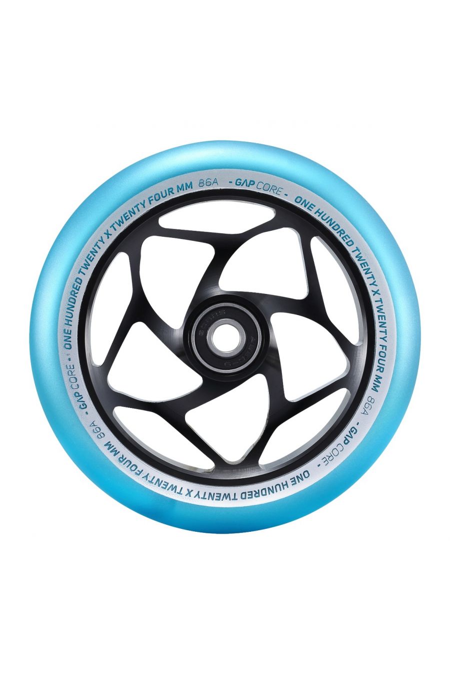 Envy Gap Core 120mm (PAIR) - Scooter Wheels Black Teal